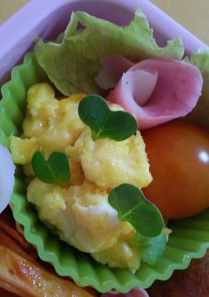 お弁当の飾りに！かいわれハート♪-レシピのメイン写真
