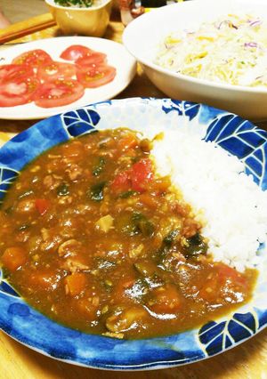 夏バテ防止！豚肉と夏野菜いっぱい夏カレー-レシピのメイン写真