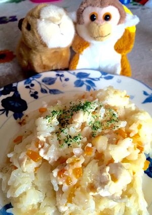＊炊飯器deヘルシー簡単ピラフ お弁当に-レシピのメイン写真