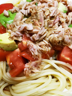 超簡単!わさび風味の和風冷製パスタ-レシピのメイン写真