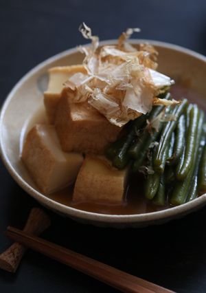 天然だしパックで作る いんげんの煮物-レシピのメイン写真