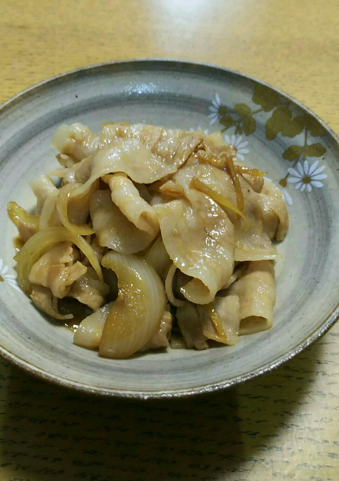 ゆで豚バラ肉のしょうが炒め-レシピのメイン写真