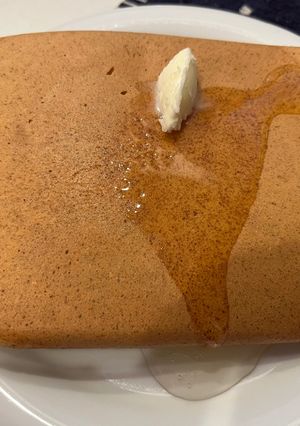 チーズ入りホットケーキ-レシピのメイン写真