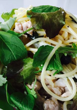 かんたん！豚しそサッパリパスタ-レシピのメイン写真