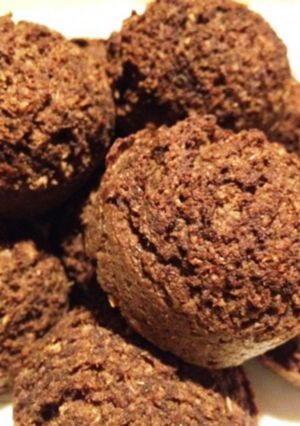小麦粉ゼロ！おからでチョコ風味マフィン♪-レシピのメイン写真