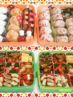 運動会のお弁当♪おかず10種♪牛乳パック-レシピのメイン写真