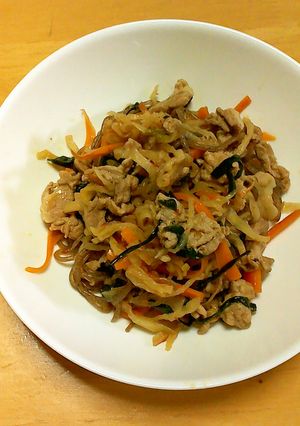 切り干し大根と豚肉のピリ辛炒め煮-レシピのメイン写真