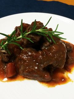 *牛肉の赤ワイン煮込み*-レシピのメイン写真