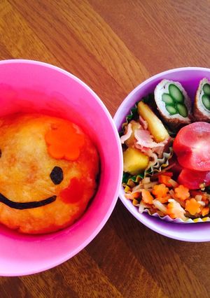 ♪簡単♪キャラ弁♪オムライス♪-レシピのメイン写真