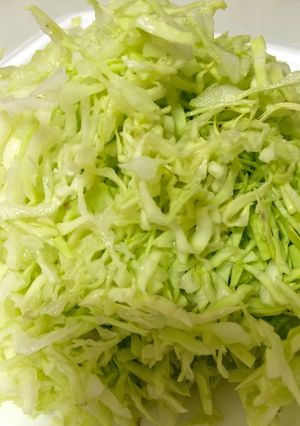 1枚からOK☆千切りキャベツの切り方-レシピのメイン写真