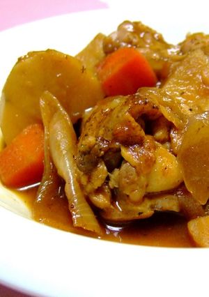 鶏手羽元で★韓国風肉じゃが-レシピのメイン写真