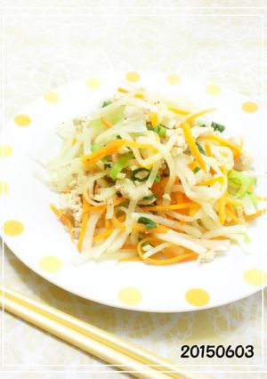 ささみで低カロリー　鶏肉の野菜炒め-レシピのメイン写真