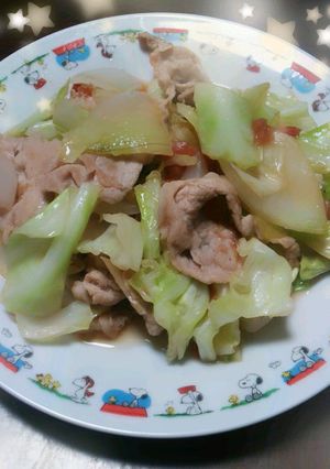 あっさり梅干しの野菜炒め-レシピのメイン写真