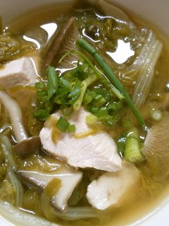 山東菜と きのこピーマン 鶏肉の 中華煮-レシピのメイン写真
