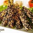 無塩料理☆ヤングコーンの胡麻スティック