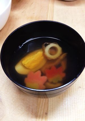 干し椎茸の戻し汁でお吸い物-レシピのメイン写真