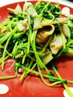 ◇豆苗とハムのバター炒め◇-レシピのメイン写真