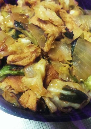 冷凍豆腐でピリ辛野菜炒め-レシピのメイン写真