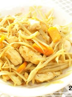 鶏と根菜の柚子胡椒炒め-レシピのメイン写真