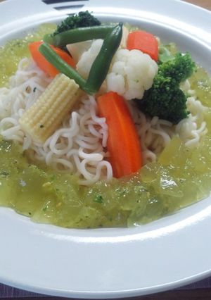 冷やしジュレかけ塩らーめん-レシピのメイン写真