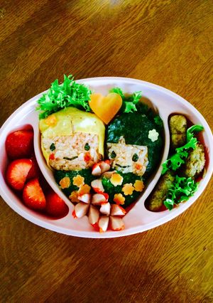 簡単♪キャラ弁♪ガールズ-レシピのメイン写真