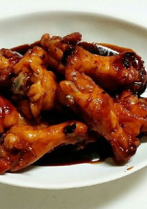 鶏手羽元の甘辛煮込み-レシピのメイン写真