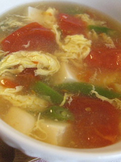 トマトとお豆腐のヘルシースープ-レシピのメイン写真