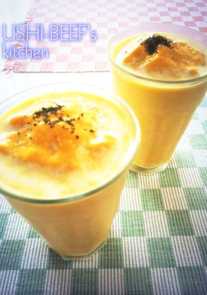 パンプキンスープフラペチーノ-レシピのメイン写真