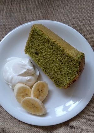 抹茶シフォンケーキ-レシピのメイン写真