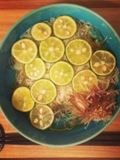 爽やか♪すだち素麺-レシピのメイン写真