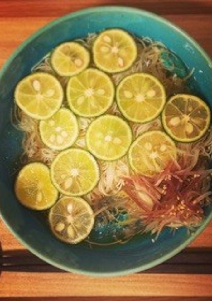 爽やか♪すだち素麺-レシピのメイン写真