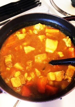 塩豚カレー♪ルー無しコンソメ無し♪-レシピのメイン写真