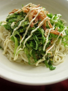 干しサクラエビのぶっかけ塩ラーメン-レシピのメイン写真