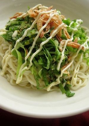干しサクラエビのぶっかけ塩ラーメン-レシピのメイン写真