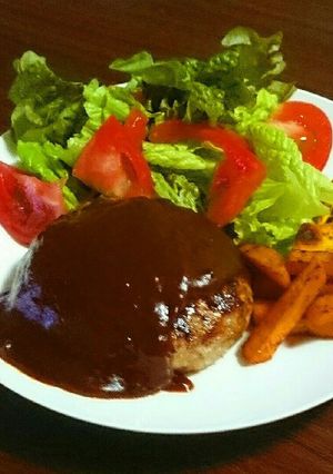 デミグラスソースのハンバーグ-レシピのメイン写真