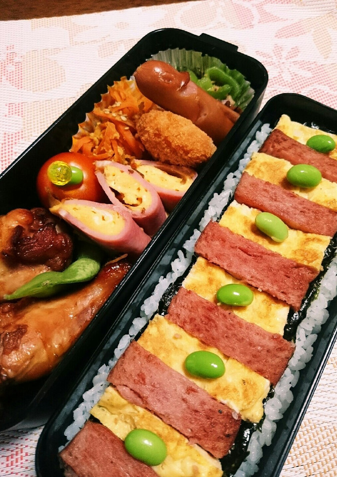 おにぎり失敗。スパムと卵のごはん-レシピのメイン写真