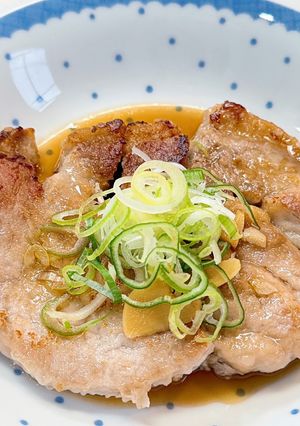 厚切り豚ロースのソテー和風ソース-レシピのメイン写真