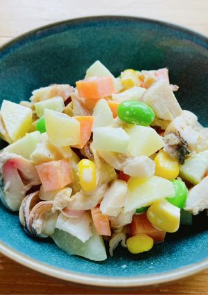 ホッキ貝のサラダ　道産子料理♪-レシピのメイン写真
