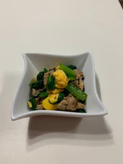 豚肉と卵、小松菜の炒めもの★-レシピのメイン写真