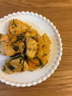 ささみと大葉のポン酢炒め-レシピのメイン写真
