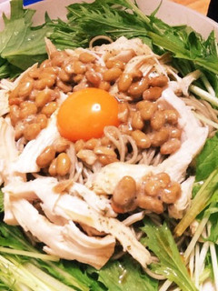 納得水菜そば 夏バテ解消-レシピのメイン写真