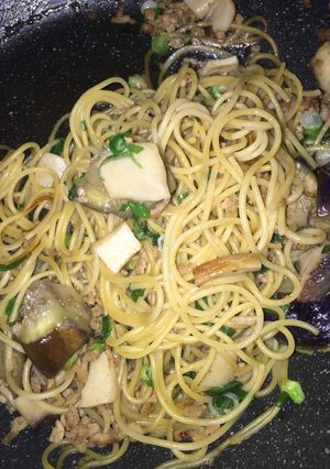 和風 きのことナスのパスタ-レシピのメイン写真
