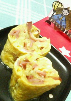 お弁当に☆キャベーコンの卵焼き♪♪-レシピのメイン写真