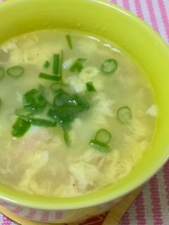 新玉ねぎの卵スープ-レシピのメイン写真