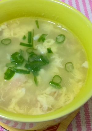 新玉ねぎの卵スープ-レシピのメイン写真