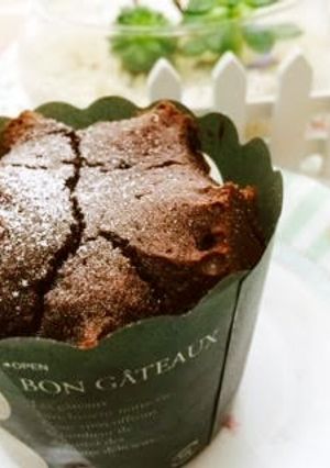 ♡チョコマフィン♡しっとり生チョコ風♪-レシピのメイン写真