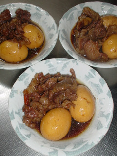 牛スジとたまごの甘辛煮-レシピのメイン写真