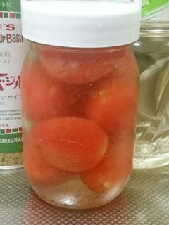 簡単ピクルス、トマトの酢漬け。-レシピのメイン写真