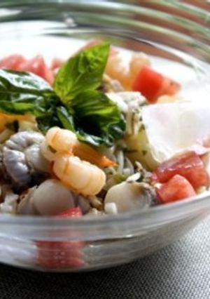 魚介の旨みたっぷり☆冷製パスタ-レシピのメイン写真