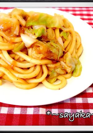 味付けこれだけ！焼肉のタレで！焼きうどん-レシピのメイン写真